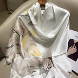 Bufanda larga de seda de alta gama de Hangzhou Silk