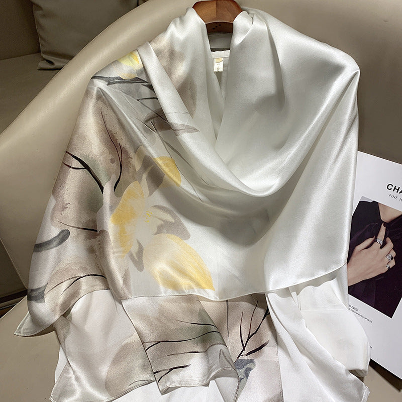 Bufanda larga de seda de alta gama de Hangzhou Silk