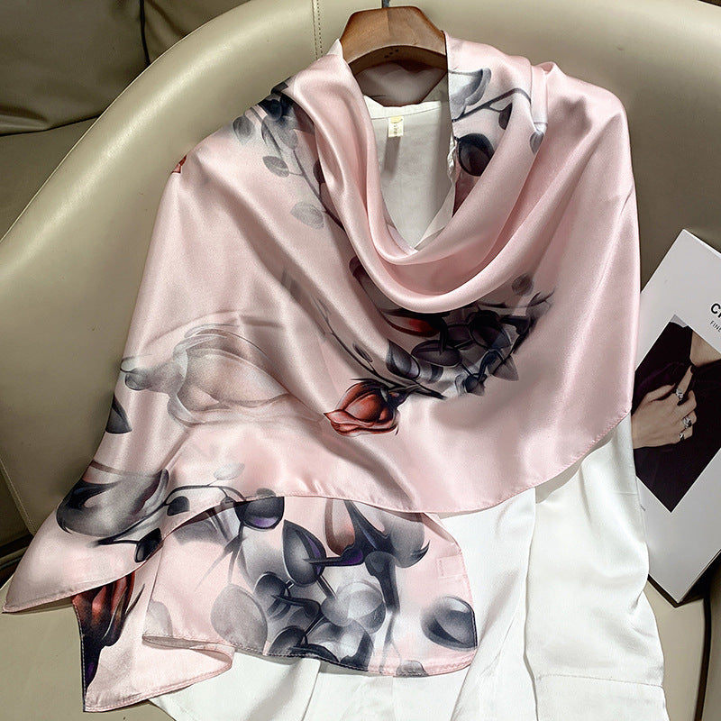 Bufanda larga de seda de alta gama de Hangzhou Silk