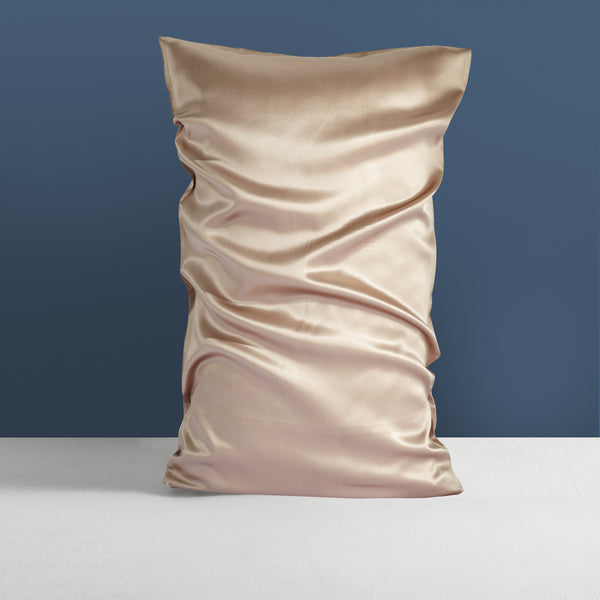 Funda de almohada de seda de doble cara para dormir pesada de seda