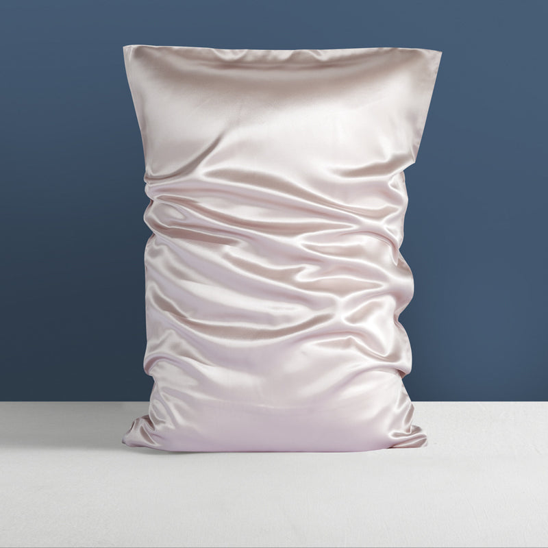 Funda de almohada de seda de doble cara para dormir pesada de seda
