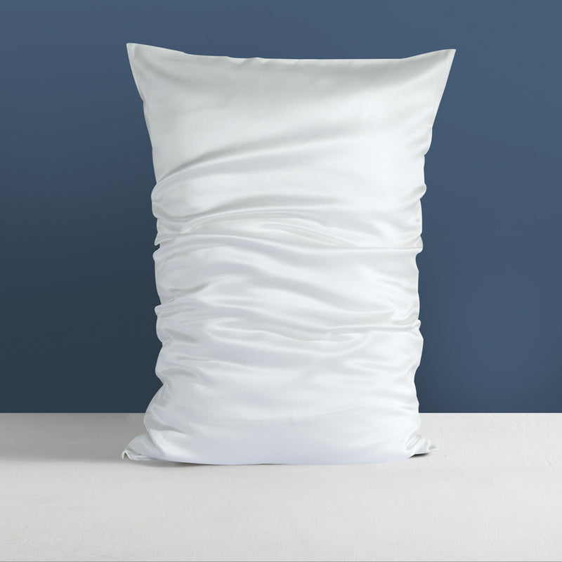 Funda de almohada de seda de doble cara para dormir pesada de seda