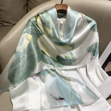 Bufanda larga de seda de alta gama de Hangzhou Silk