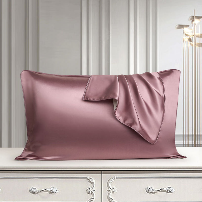 Funda de almohada de seda Funda de almohada de seda pura Funda de almohada de seda real Funda de almohada de seda natural