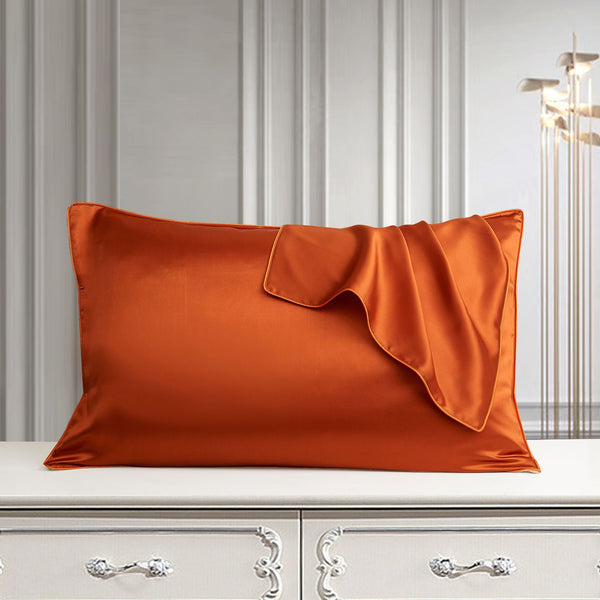 Funda de almohada de seda Funda de almohada de seda pura Funda de almohada de seda real Funda de almohada de seda natural