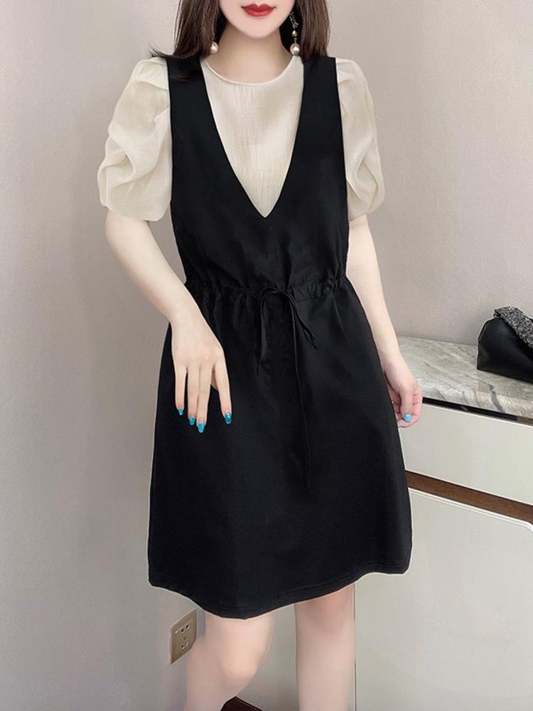 Vestido de mujer de seda morera