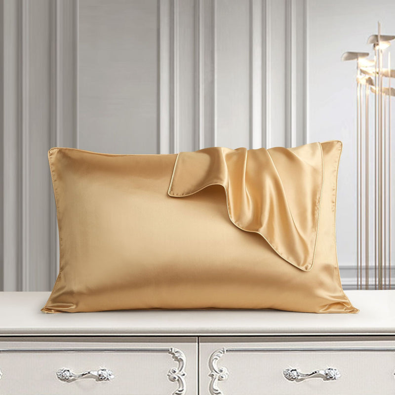 Funda de almohada de seda Funda de almohada de seda pura Funda de almohada de seda real Funda de almohada de seda natural