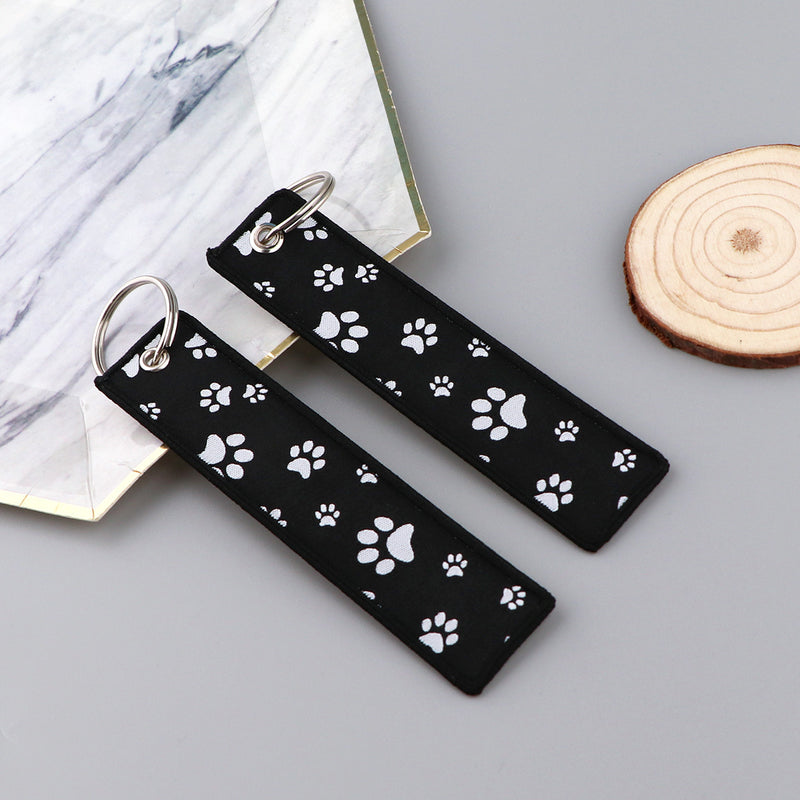 Moon Eclipse Weaving Mark Keychain Lanyard
