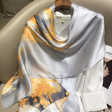 Bufanda larga de seda de alta gama de Hangzhou Silk