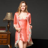 Pijamas de seda para mujer, pijamas de seda para sexo.