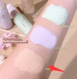 Prebase de maquillaje HISYI Silky Clear, prebase de maquillaje iluminadora, no es fácil de maquillar.