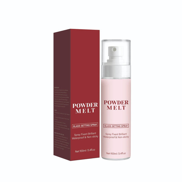 Spray de maquillaje en polvo de vidrio fundido