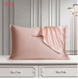 Funda de almohada de seda Funda de almohada de seda pura Funda de almohada de seda real Funda de almohada de seda natural
