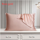 Funda de almohada de seda Funda de almohada de seda pura Funda de almohada de seda real Funda de almohada de seda natural