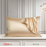 Funda de almohada de seda Funda de almohada de seda pura Funda de almohada de seda real Funda de almohada de seda natural