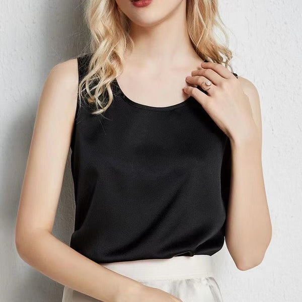 Camisola de seda para mujer de satén de seda