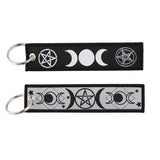 Moon Eclipse Weaving Mark Keychain Lanyard