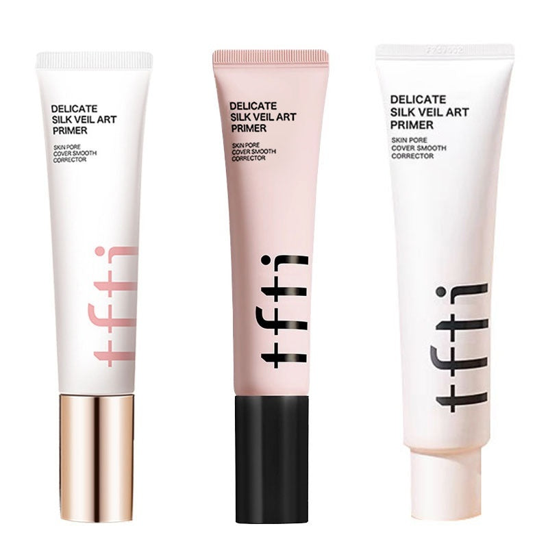 Primer de maquillaje, base de poros invisibles, corrector iluminador, crema Lazy Cream