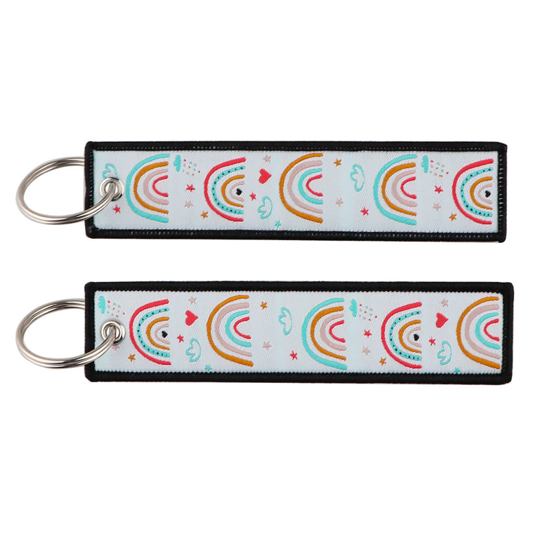Moon Eclipse Weaving Mark Keychain Lanyard
